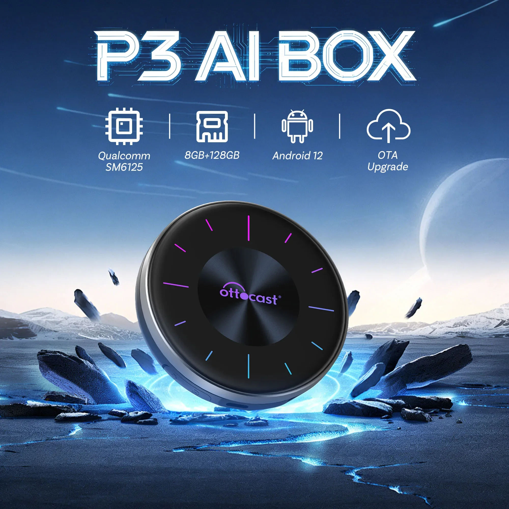 Ottocast P3 Car Tv …