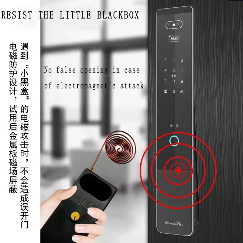 X home App Ultrathin Smart Lock With 3D Face/FPC Fingerprint/APP/IC Card/Password/Key Unlock/Temporary Passwor/USB Emergency