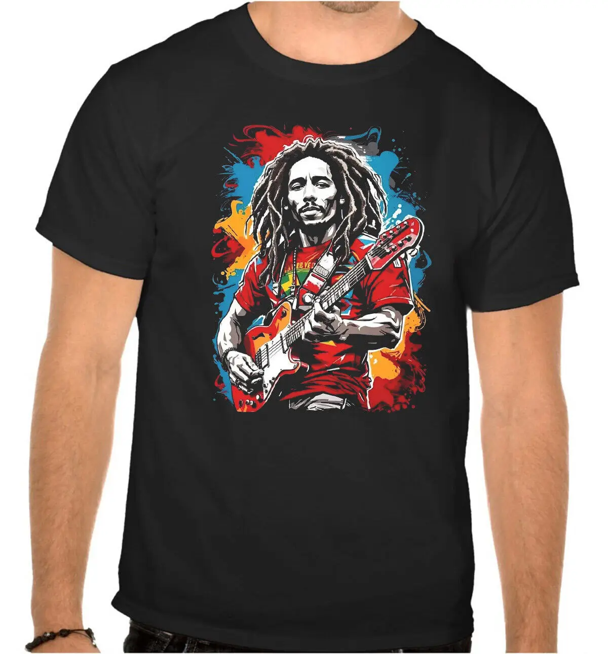 

BOB MARLEY Rock Music Reggae BLACK T Shirt 1020