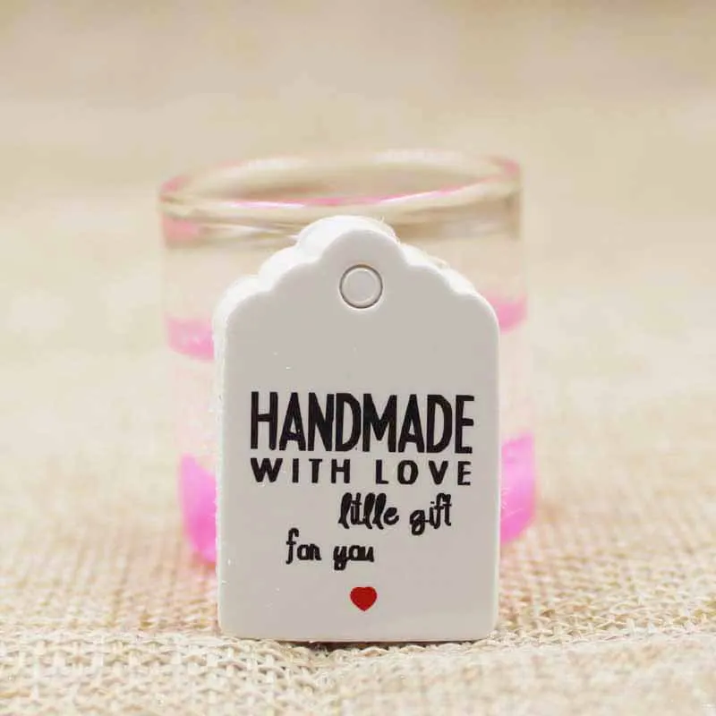 100pcs Thank You Kraft Gift Packing Tags
