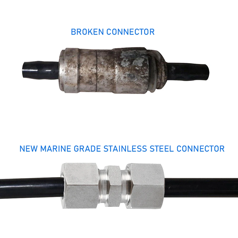 Clutch Oil Pipe Replacement Joint Set For Fiat 500 Ford KA Clutch Pipe Repair Kit + Instructions -Slave Master Cylinder Leak Fix