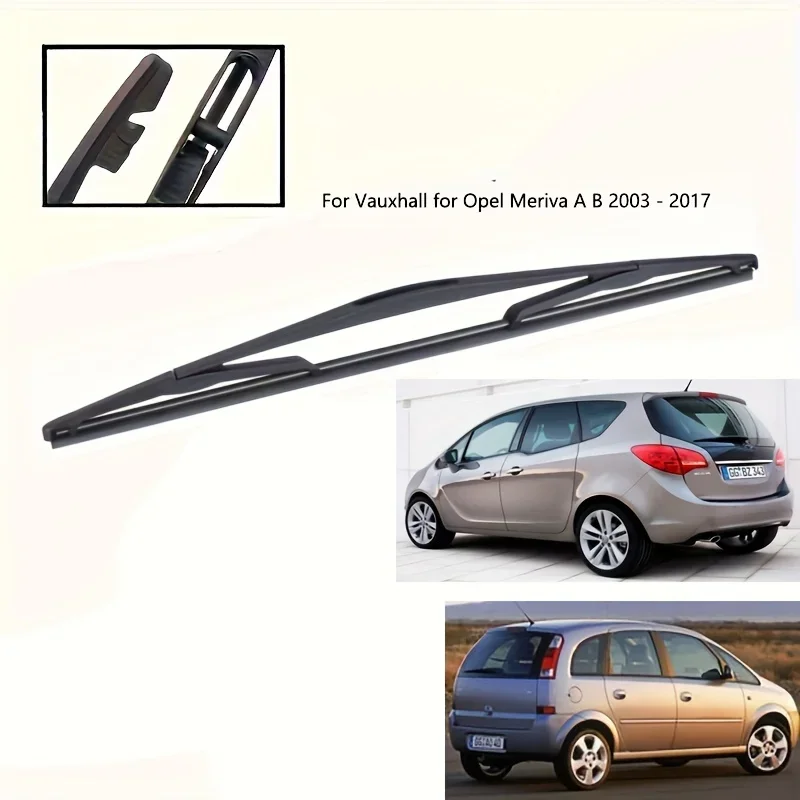 

16" Rear Wiper Blade Windshield Windscreen Tailgate Window Car Rain Brush For Vauxhall Opel Meriva A B 2003 - 2017