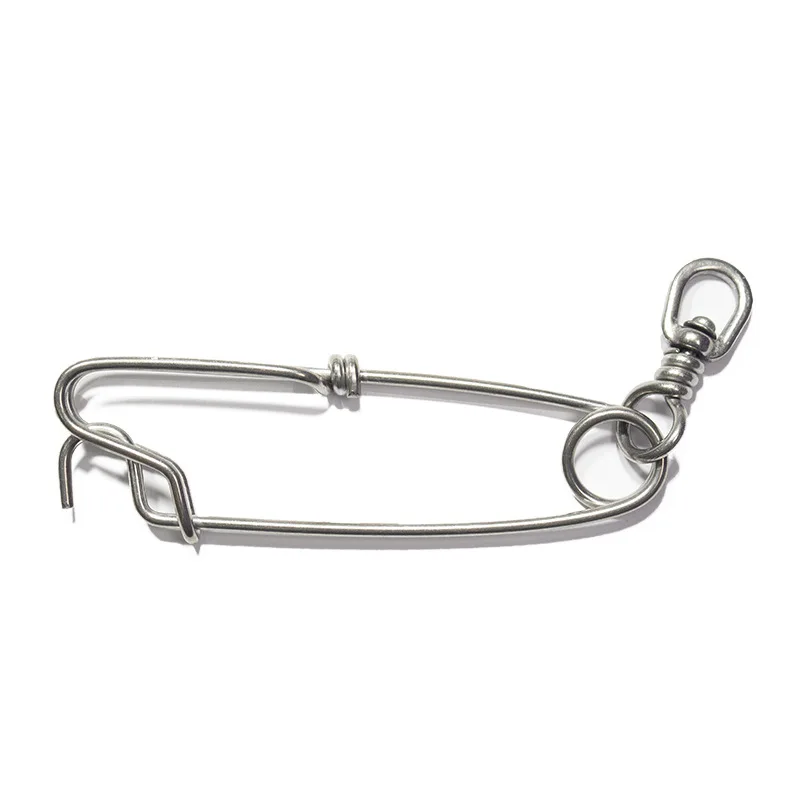 2PCS Stainless Steel Tuna Fishing Clip Snap with B.L Swivel for Spearfishing Long Line Fishing Accessories