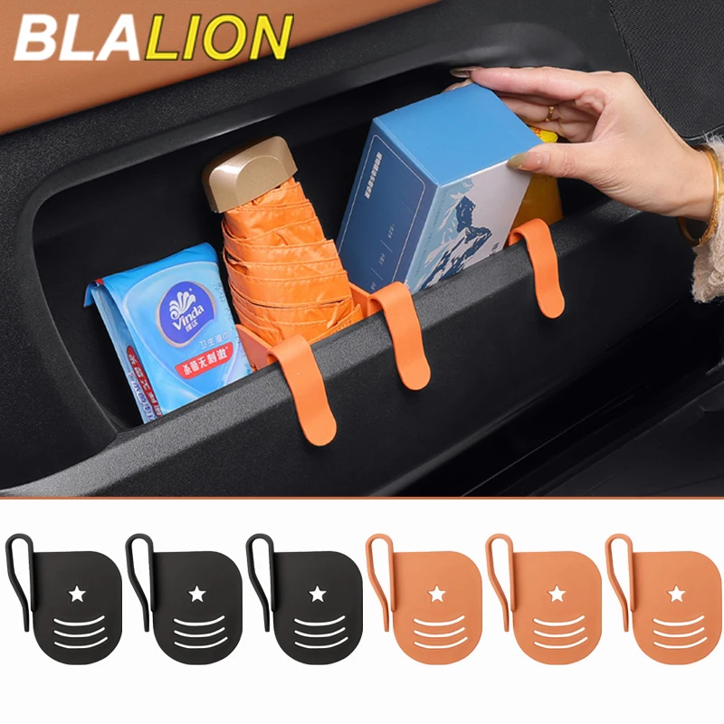 BLALION 3PCS Car Storage Box Partition Adjustable Car Door Storage Slot Divider Compartment Auto Organizer Interior Accessories