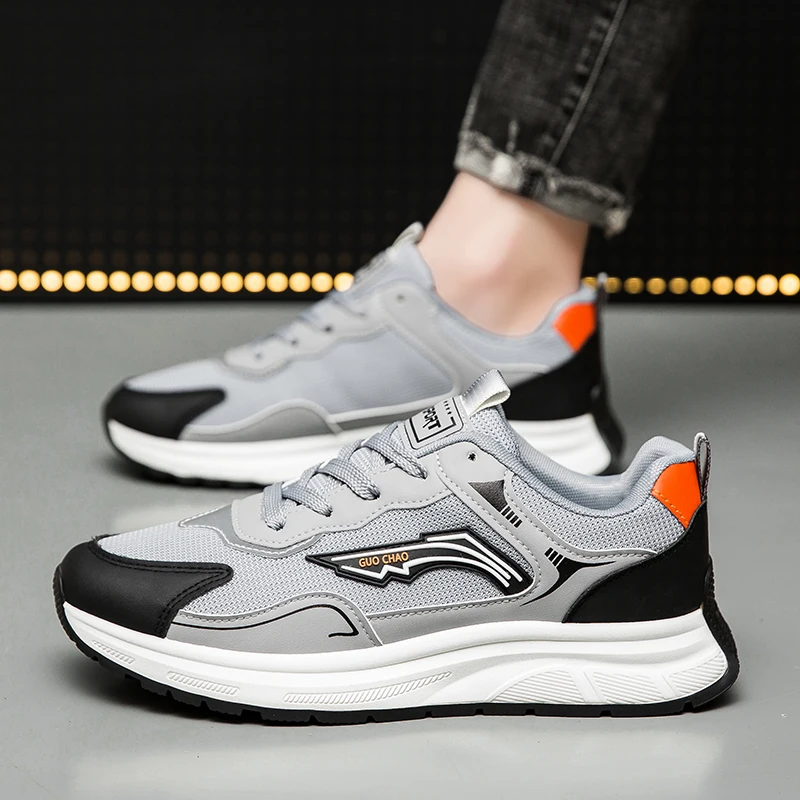 

Men Soft Sole Minimal Casual Sports Simple Solid Color Design Breathable Lining Non Slip Outsole Jogging Campus Daily Commute