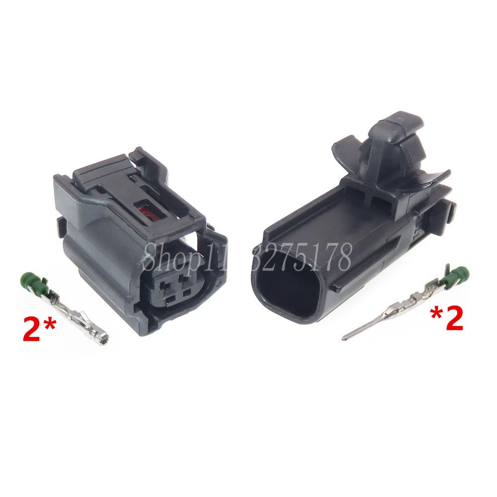 1 Set 2 Pin 6189-1161 6188-4797 90980-12416 Car ABS Wheel Speed Sensor Waterproof Wire Socket for Toyota Corolla