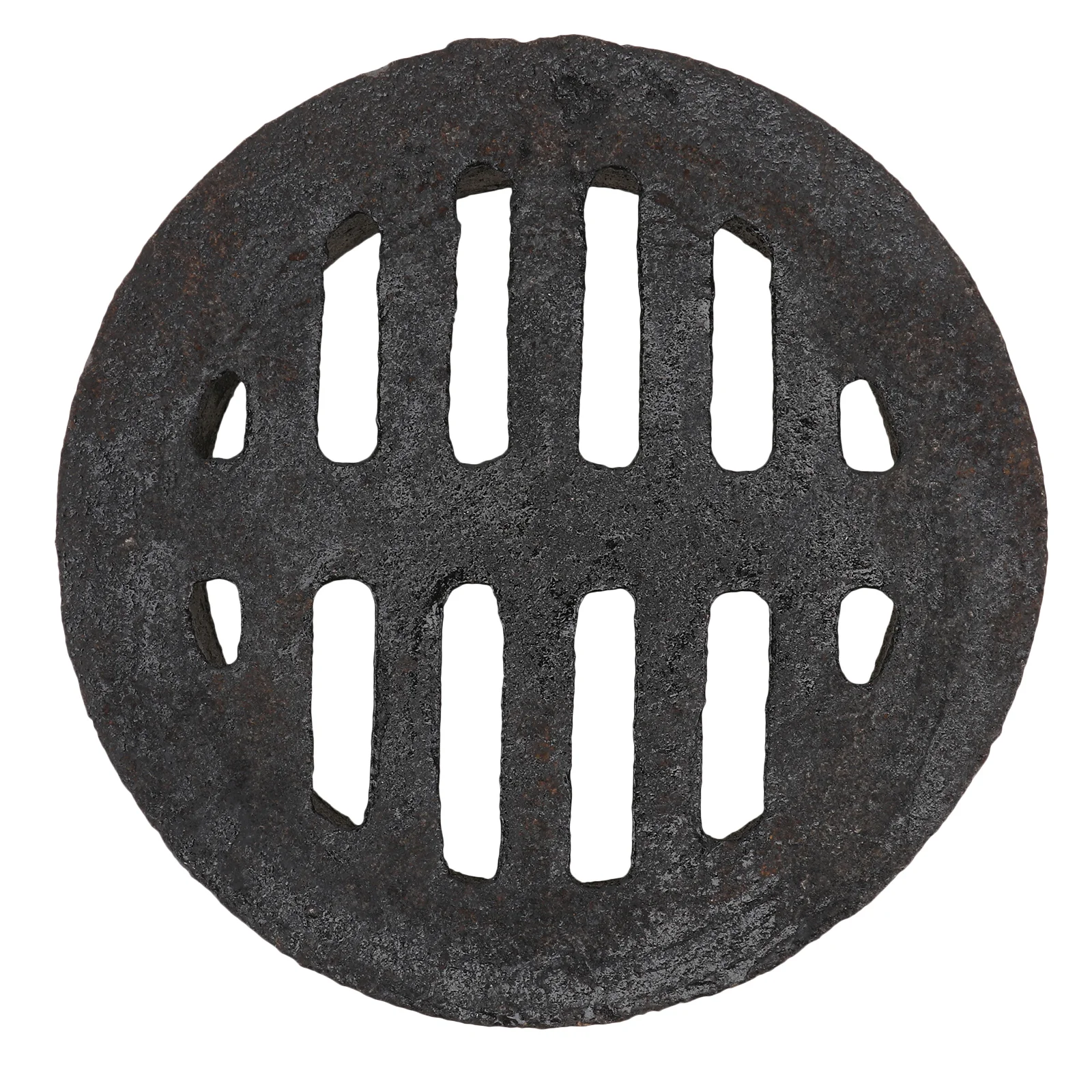 Cast Iron Floor Drain Grate Cover Drains Bath Outdoor Sink Water Trough Drainage Household Metal