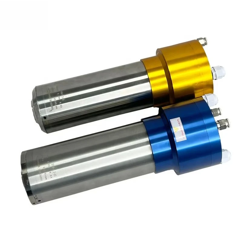 2.2KW ISO20 Water Cooling ATC CNC Spindle Motor 24000RPM Auto Tool Change Rotating Motor