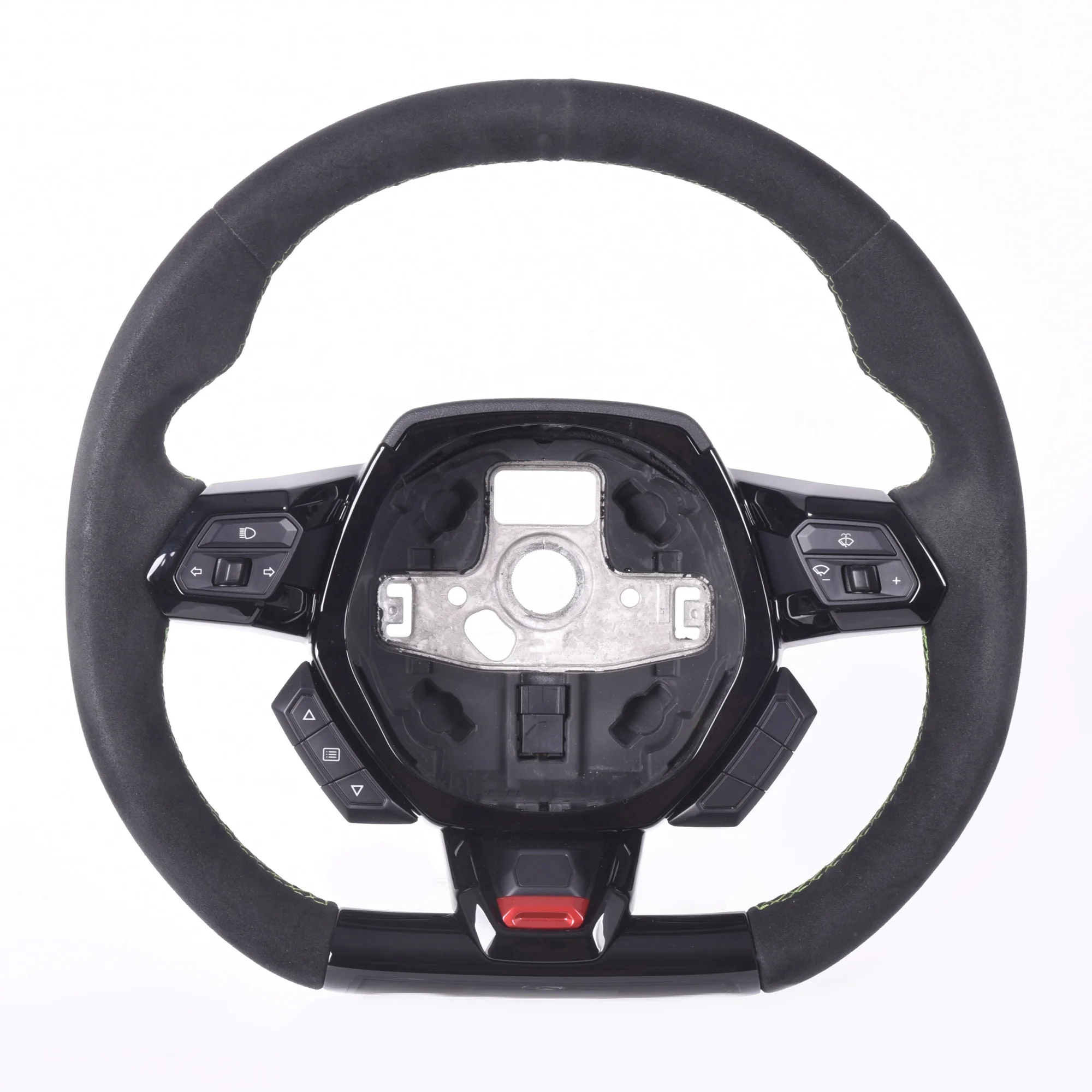 Ever-Carbon Racing ECR New Design Suede Leather Steering Wheel For Lamborghini Urraco Car Steering Wheel