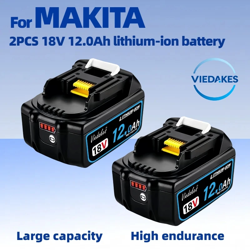 🎖️ VIEDAKES nuova batteria ricaricabile 18V 8.0Ah/10.0Ah/12.0Ah 18v BL1830B BL1840B BL1850B batteria per utensili Per batteria Makita 18v 🔋