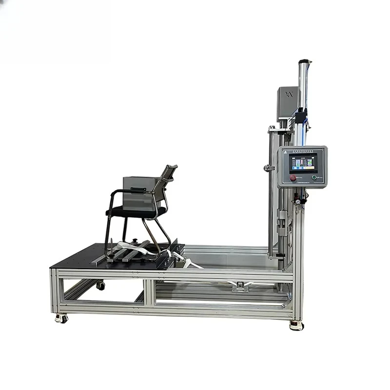 Office Chair Durability Testing Machine, Integrated Seat & Back Fatigue and Stability Assessment Device
