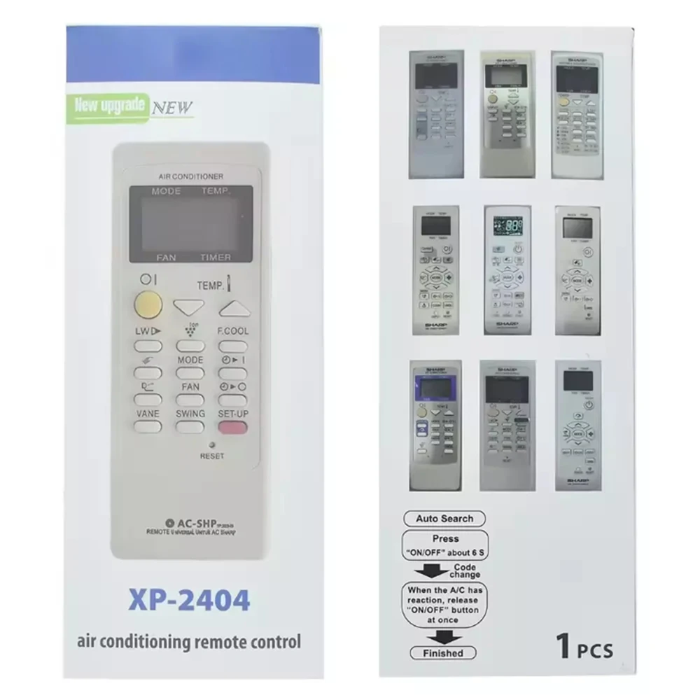 New XP-2404 Universal For Sharp LCD AC A/C Remote Control CRMC-A907JBEZ A310JBEO CRMC-A805JBEZ A751JBEZ