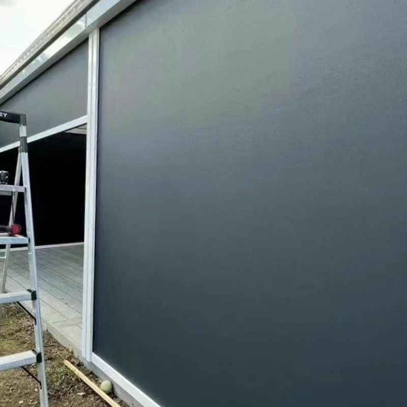 Outdoor intelligent lifting integrated, balcony blackout roller shutter