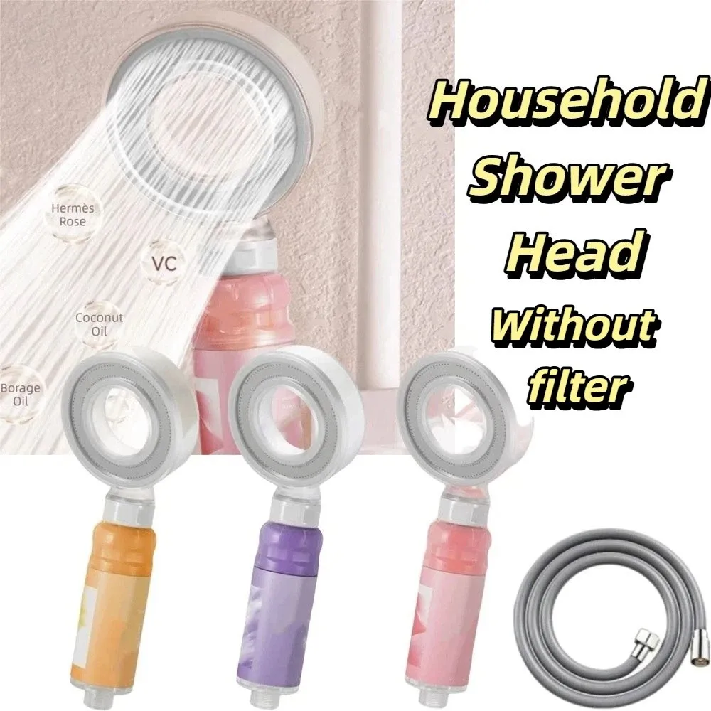 

Built-in Water Filter Pressurized Shower Head Pressurized Design Chlorine Removal Function Skin Care Showerhead