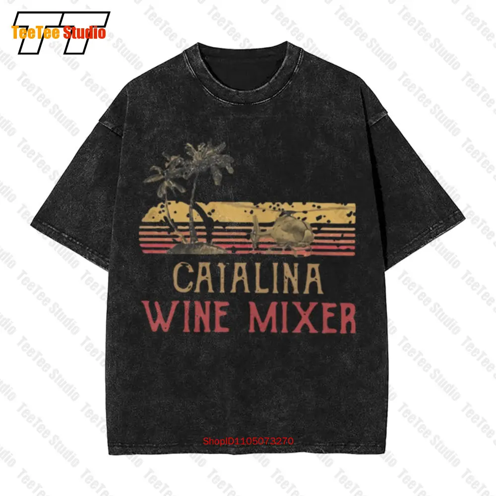 Catalina misturador de vinho Santa Catalina Island Step Brothers filme vintage camiseta grande CCM6
