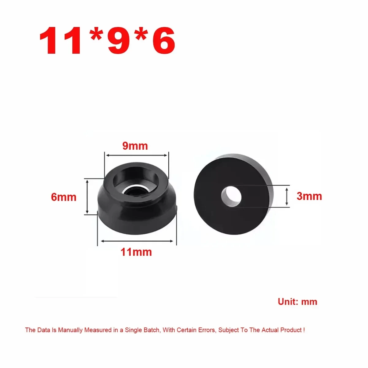 Environmentally Friendly Rubber Foot Pads Tables Chairs Furniture Height Increase Anti Slip Belts Gaskets Shock Absorbers