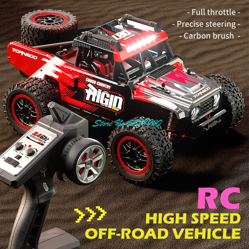 

Brushless Motor Crawler 1/14 Scale Electric Rc Car Truck 80KM/H 4WD All Terrain Off Road Metal Transmission Remote Control Car