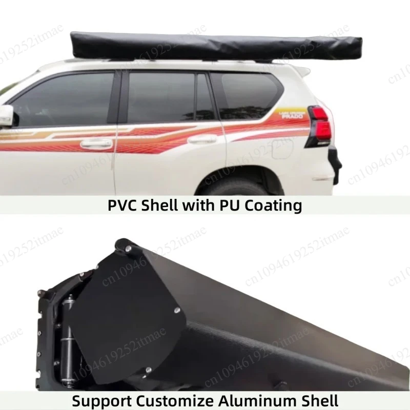 Vehicle Mounted Camping Roof Tent 270 Degree Outdoor Side Canopy Shelter