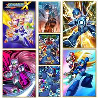 Zero R-Rockman Megaman X Zero Anime Poster Paper Print Home Living Room Bedroom Entrance Bar Cafe Art Painting Decoration