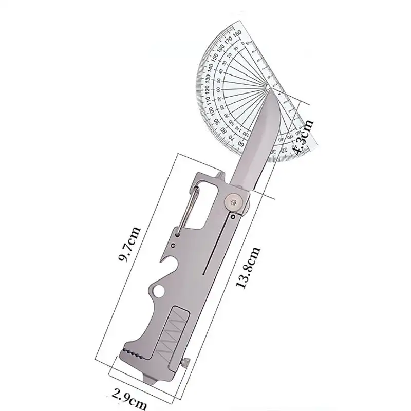 Imagem -04 - Portable Stainless Steel Pocket Multitool Alicadores Faca Chave de Fenda para Sobrevivência ao ar Livre Camping Caça e Caminhadas