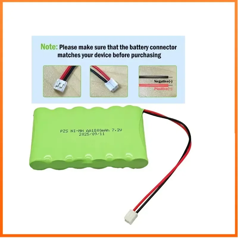 7.2V 1800/2000/2300mAh AA Battery for Rc Toys Cars Tanks Robots Upgraded Rechargeable Battery