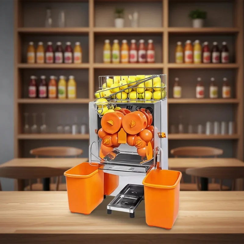 Birui BR-2000E Commercial Automatic Orange Juice Extractor High 120W Durable For Restaurants Home Use Fruit Processing Plants
