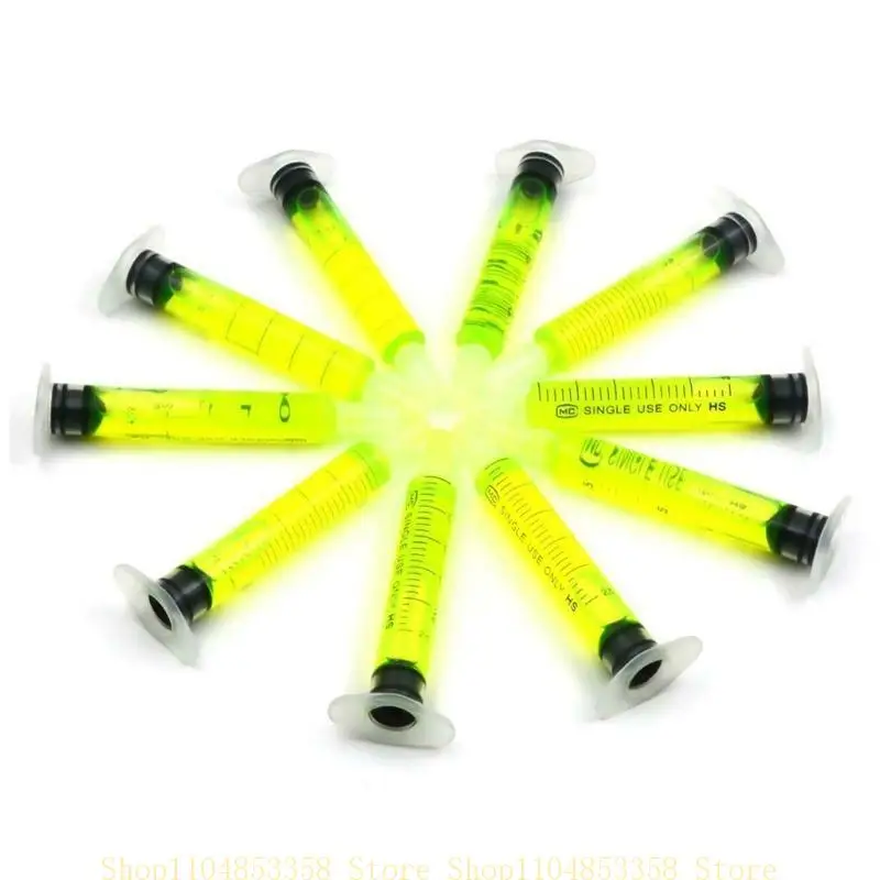 Pollution-free 2.5ml Fluorescent Oil for A/C Air Conditioner Auto Leak Test UV Dye Universal Refrigerant Leak Detection