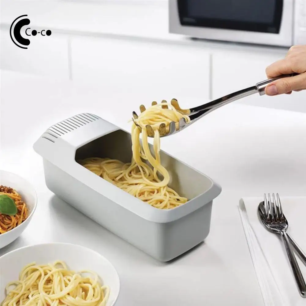 

Cooking Box High Quality With Sieve Microwave Kitchen Accessories Storage Container Heat Resistant Pasta Cooker