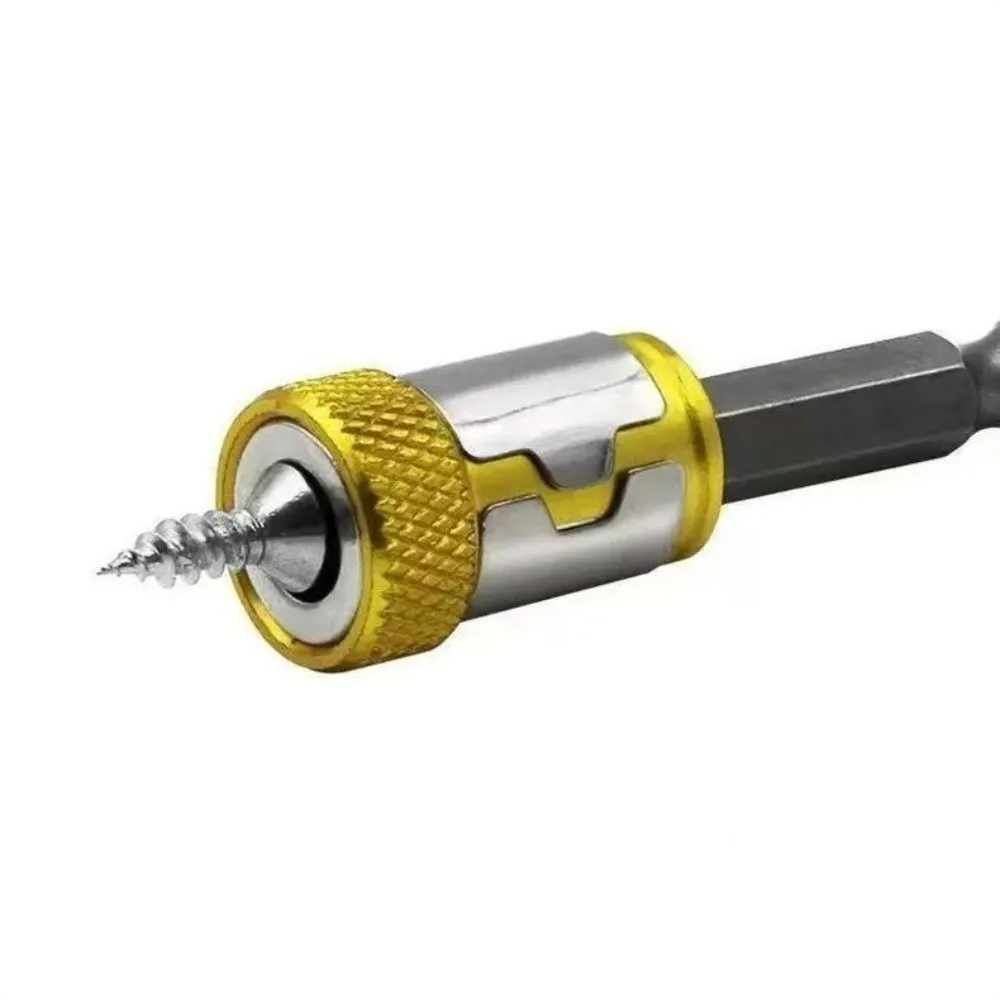 1/4 Inch Magnetic Screwdriver Bit Holder Anti-Corrosion Strong Magnetizer Magnetizer Steel Sleeve Removable Part