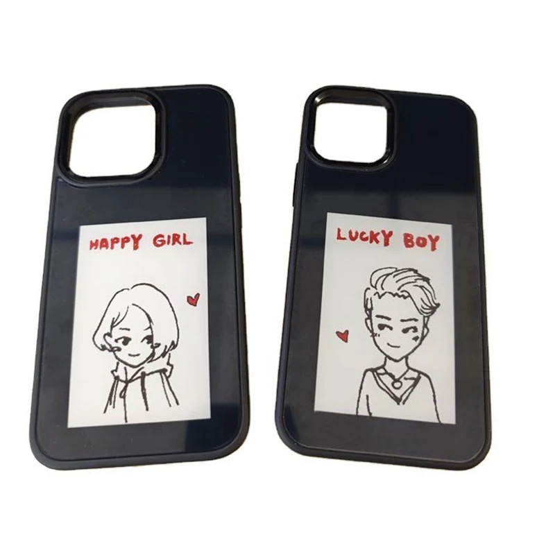 High Definition NFC E-ink Smart Photo Phone Case Ink Mobile Phone Case DIY Photo Phone Case for iPhone 13 Pro Max