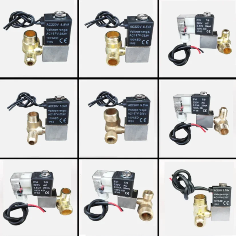 NEW Air Compressor Solenoid Valve Mute Oil-free Machine Check Valve Bleed Valve Air Compressor Air Pump Components