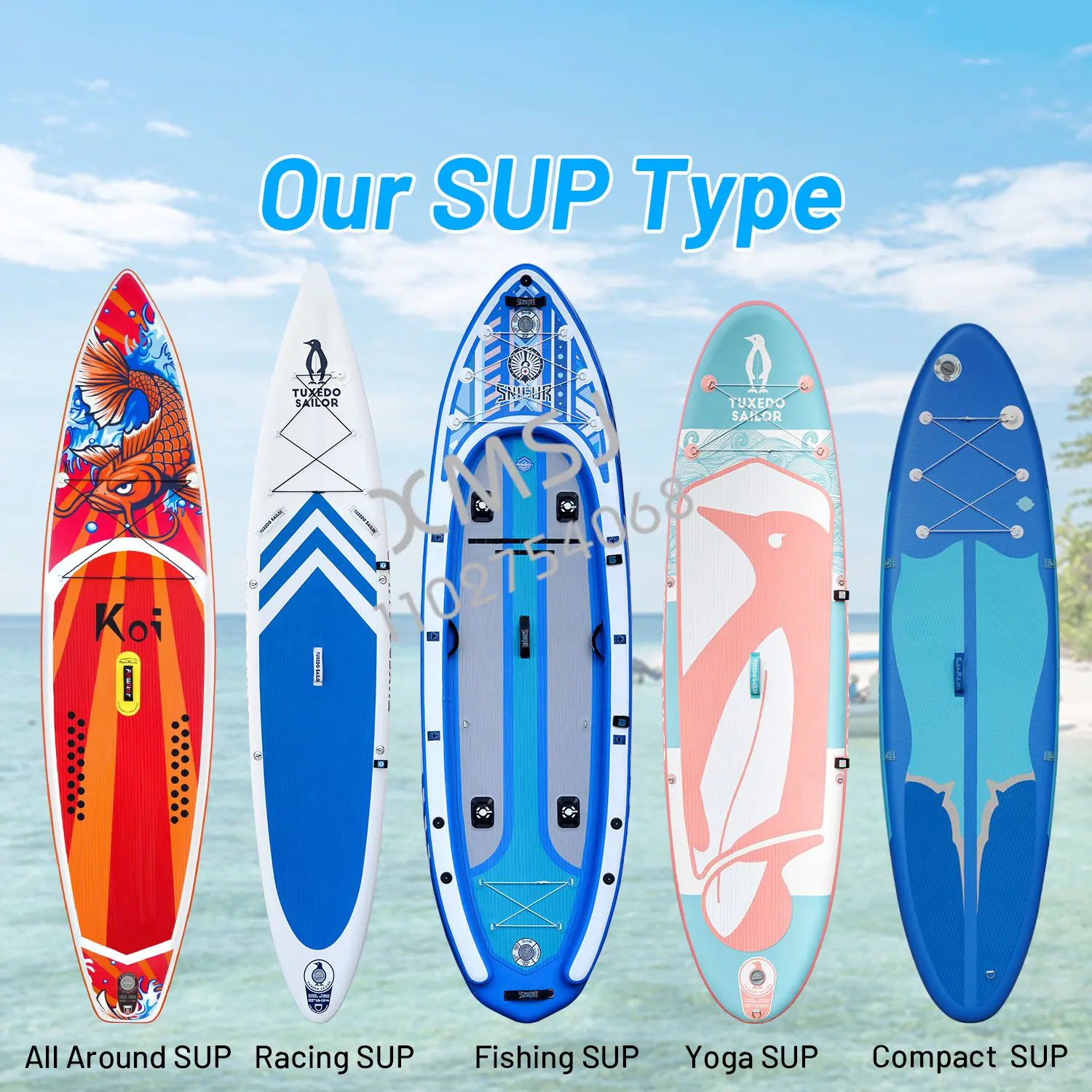 

Free Russian Express Direct Shipping of 11 'Sup Vertical Paddle Surfboard, Water Surfing Inflatable Sup Surfboard