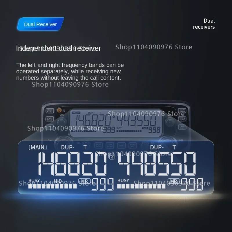 IC-2730A Dual Segment Dual Display Car Station Walkie-talkie IC-2720H Upgraded Car Station