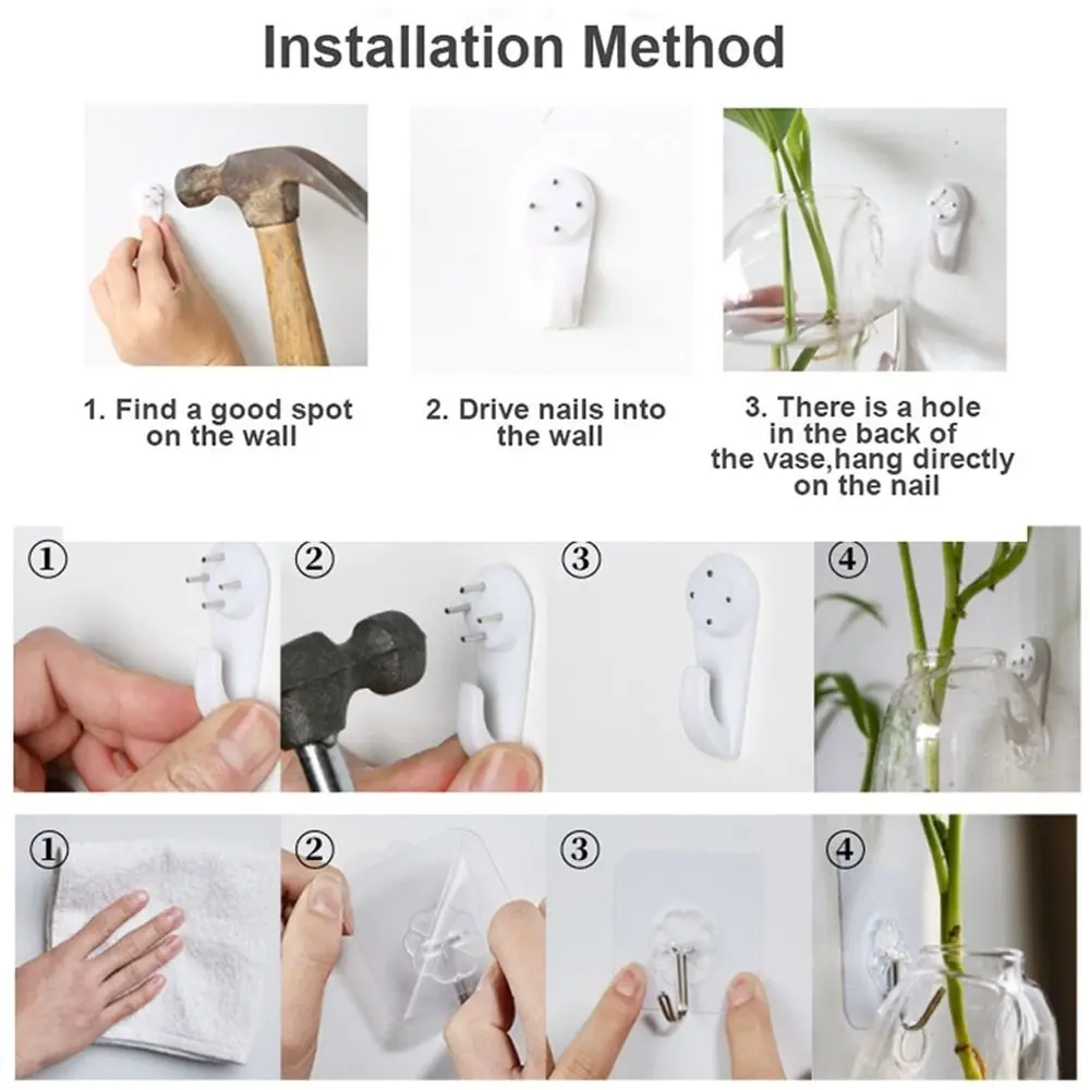 Hydroponic Plants Purify House Fish Tank Irregular Shape Wall-mounted Hydroponic Vase Flower Vase Flower Pot Plant Container - view 6