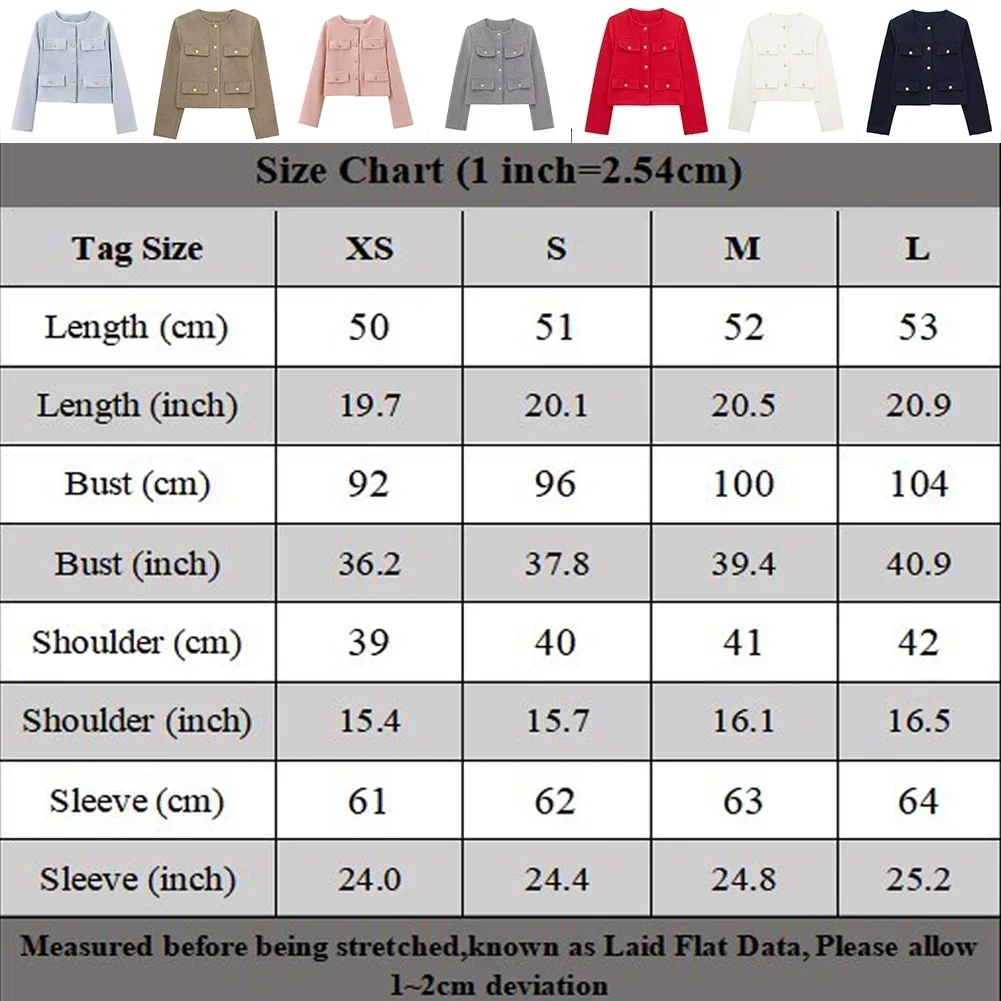 Женский винтажный флип-декор с длинным рукавом, короткий костюм, пальто, модная элегантная уличная одежда