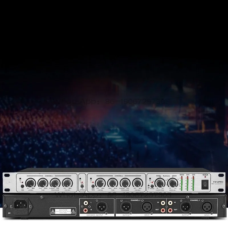 Professional Vocal Effects with Independent Low Frequency Output Processor
