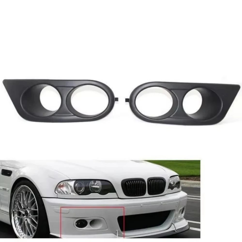 Front Bumper Grille Fog Lamp Cover 51112695255 51112695256 For BMW E46 M3 2001-2006 view 4