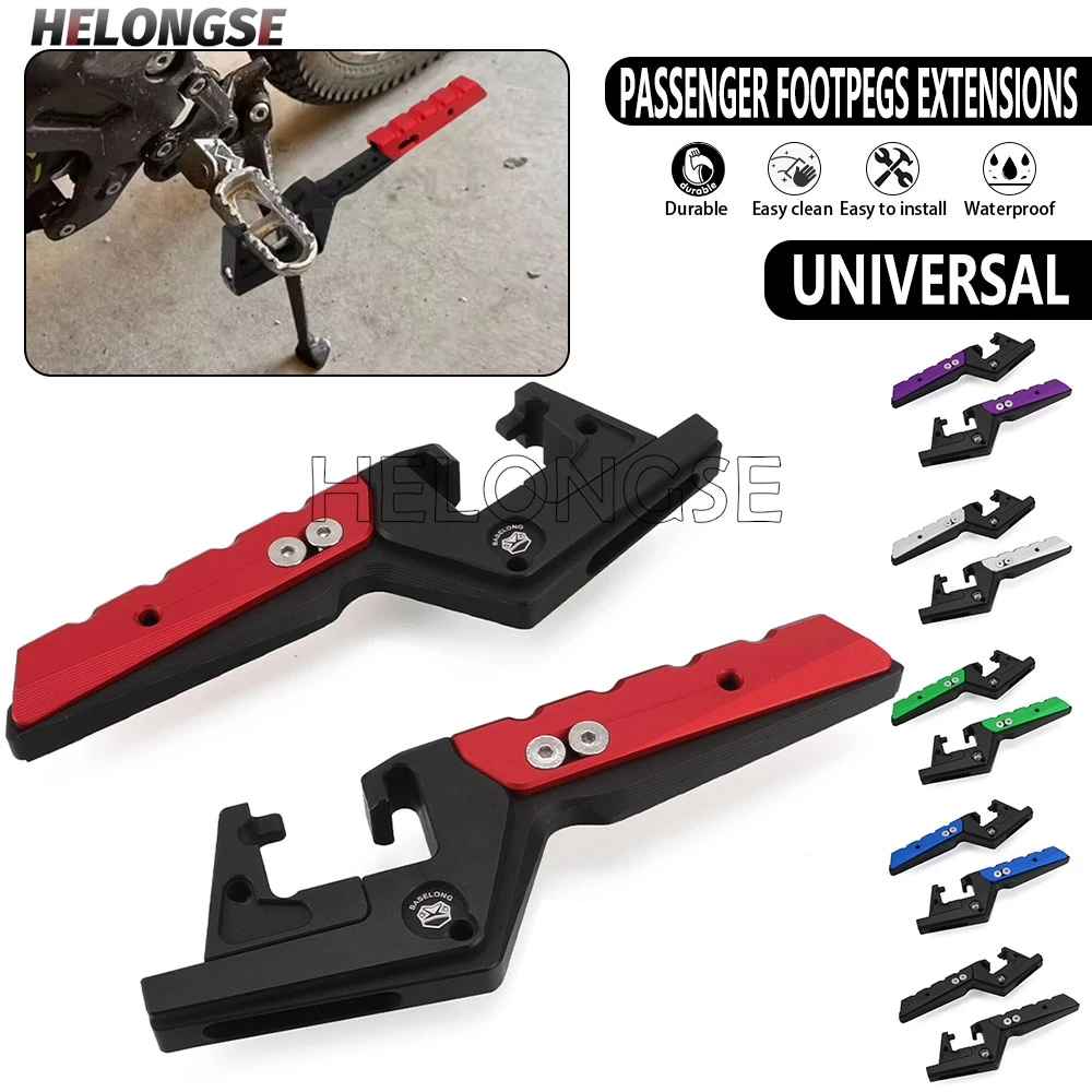 

For GasGas EC 250 300 350F 250 For KTM 125 200 250 350 380 400 450 520 525 530 EXC MXC Adjustable Passenger Footpegs Extensions