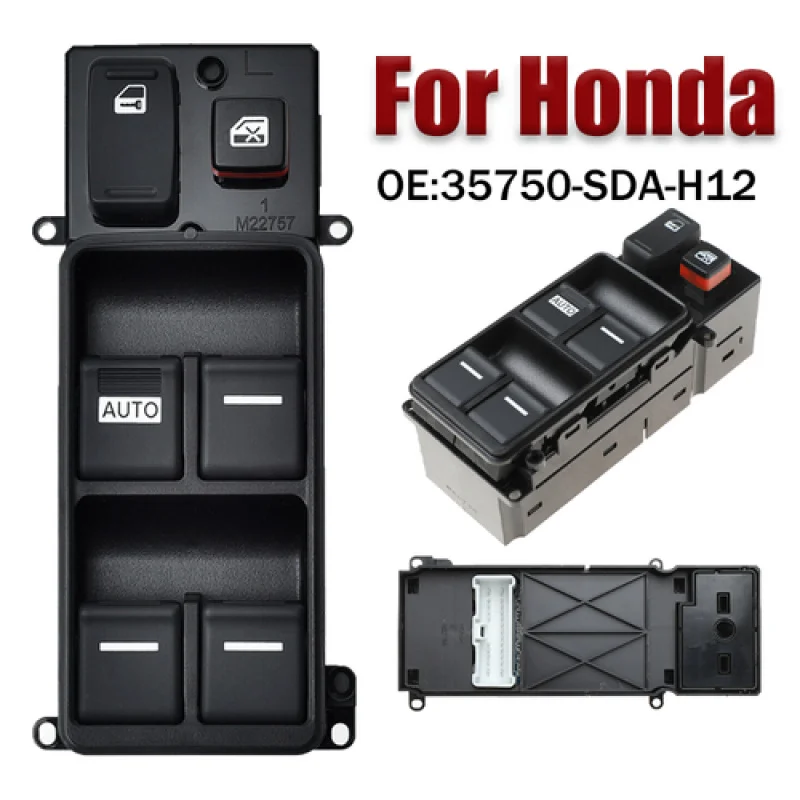 

A+ ABS Car Window Control Switch 35750-SDA-H12 For Honda Accord 2003-2007