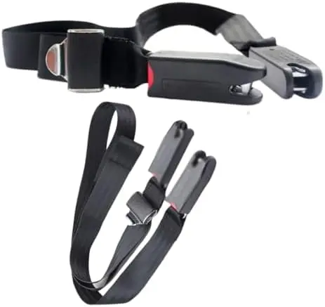 

Universal ISOFIX Strap Pads for Car Seat – Black Latch Cover Set (1 Pc)