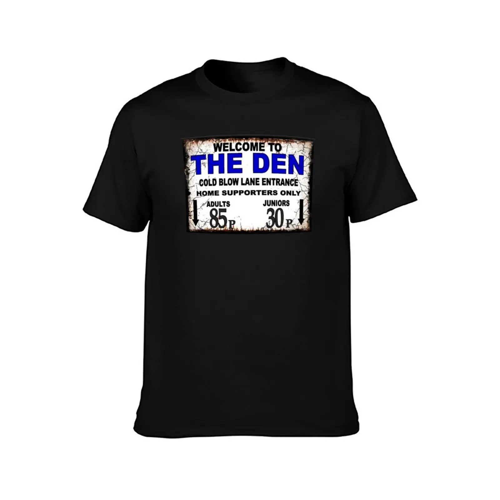 The Old Den entrance plate T-Shirt Big and Tall Crew Neck Tee