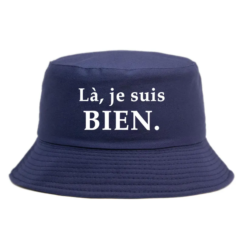 France Print BIEN Bob Reversible Bucket Hats Men Women Cotton Outdoor Caps Fisherman Hat Girl Boy Chapeau Bob Hats