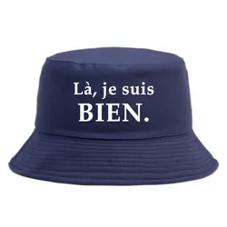 France Print BIEN Bob Reversible Bucket Hats Men Women Cotton Outdoor Caps Fisherman Hat Girl Boy Chapeau Bob Hats