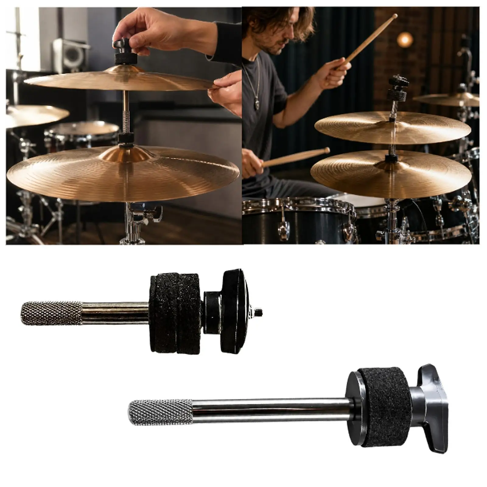 Cymbal Stacker Easy Installation High Performance Lightweight Replacement Attachment for for Bands Percussionists