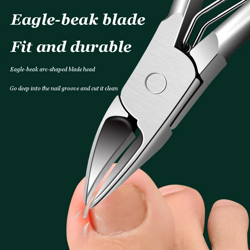 Nail clipper set, dead skin eagle-beak pliers, stainless steel manicure and pedicure tool kit, complete manicure set