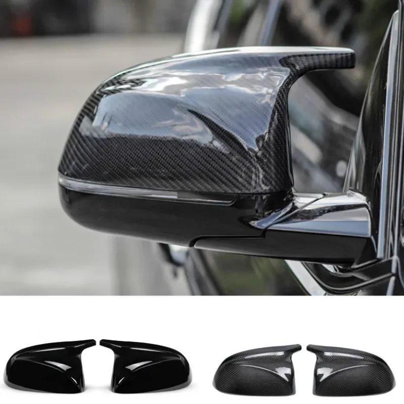 For BMW X3 G01 X4 G02 X5 G05 X6 G06 X7 G07 2018 2019 2020 M style black rearview mirror cover X3M Look rearview mirror cover