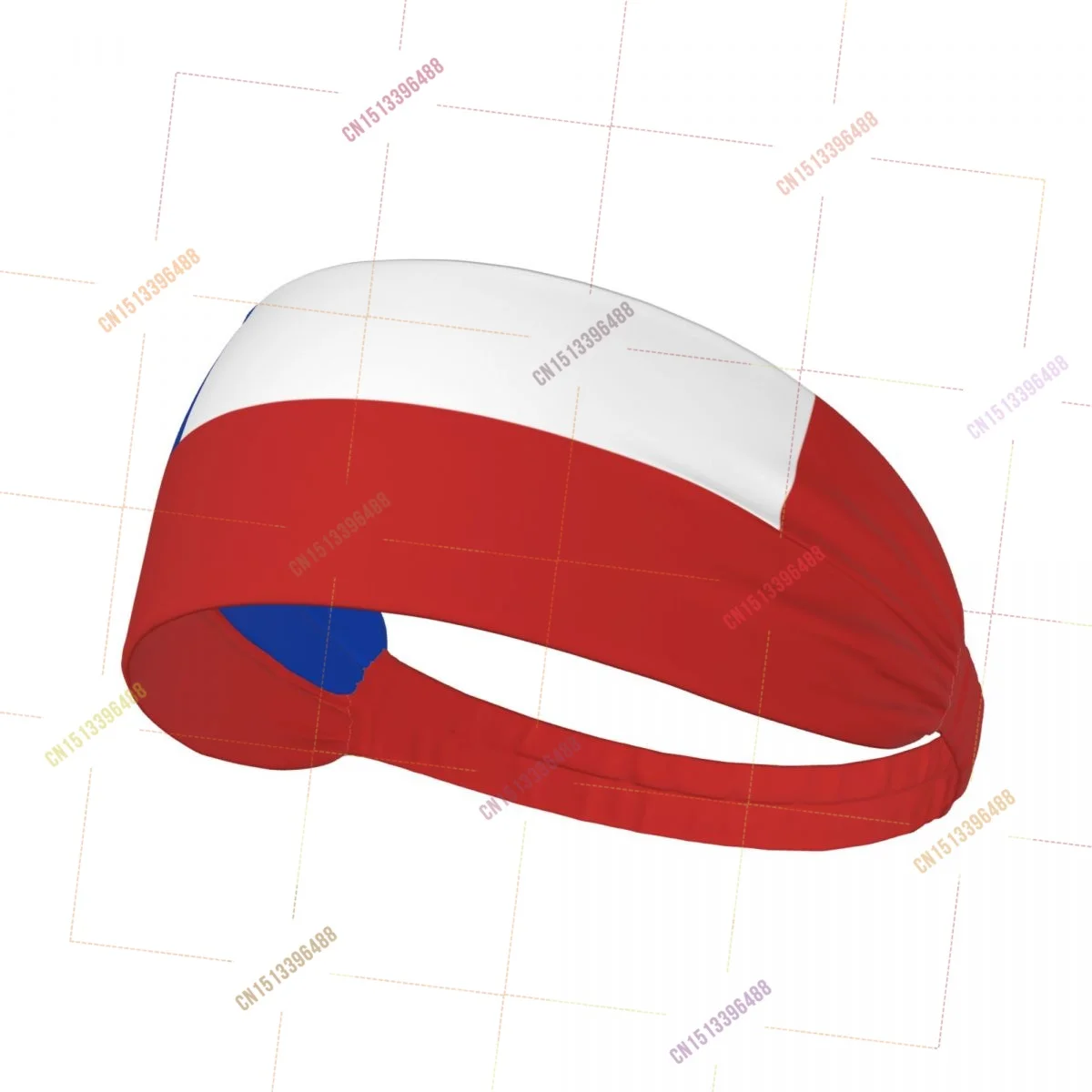 2027 Chile Tie Headband for Men Women Adjustable Sports Sweatband for Yoga Soccer Running Basketball Cycling