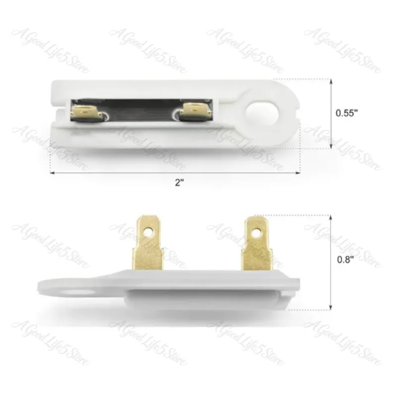 2pcs Suitable for 3392519 WP3392519 Dryer and Dryer Fuse Temperature Control Range 98-280 º