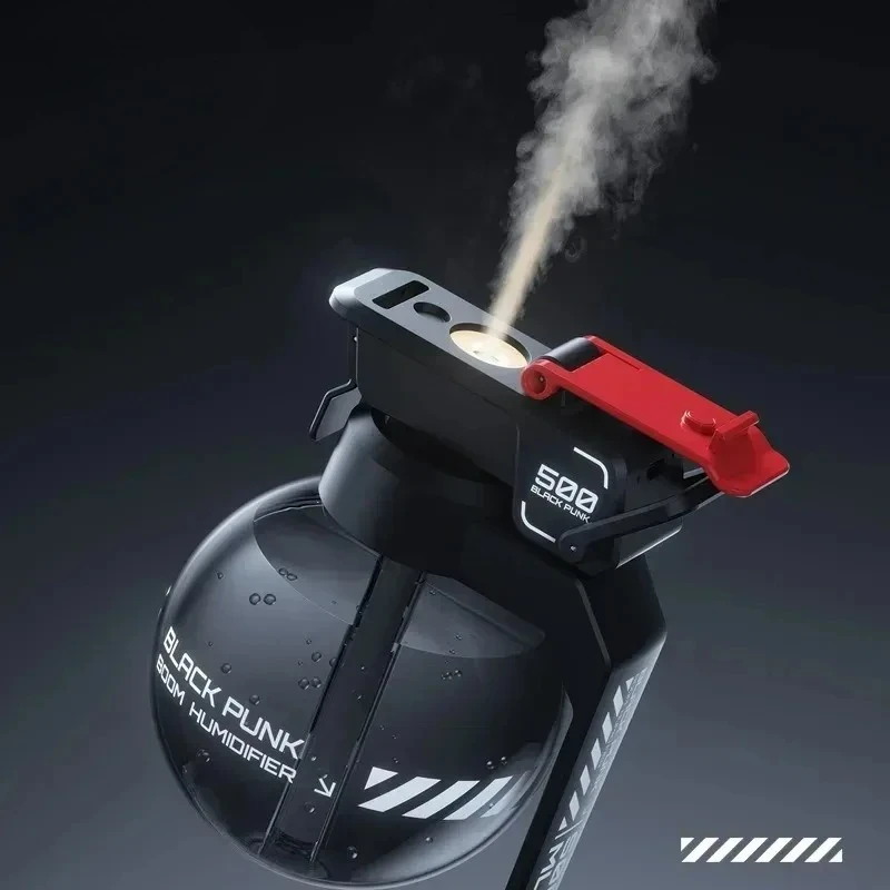 E-sports Desktop Decoration Grenade Humidifier Flame Spray Creative Gift
