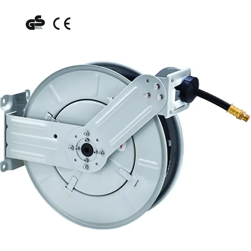 for DMECL Automatic Telescopic Steel Wall Mounted Hose Reel for Automotive Maintenance
